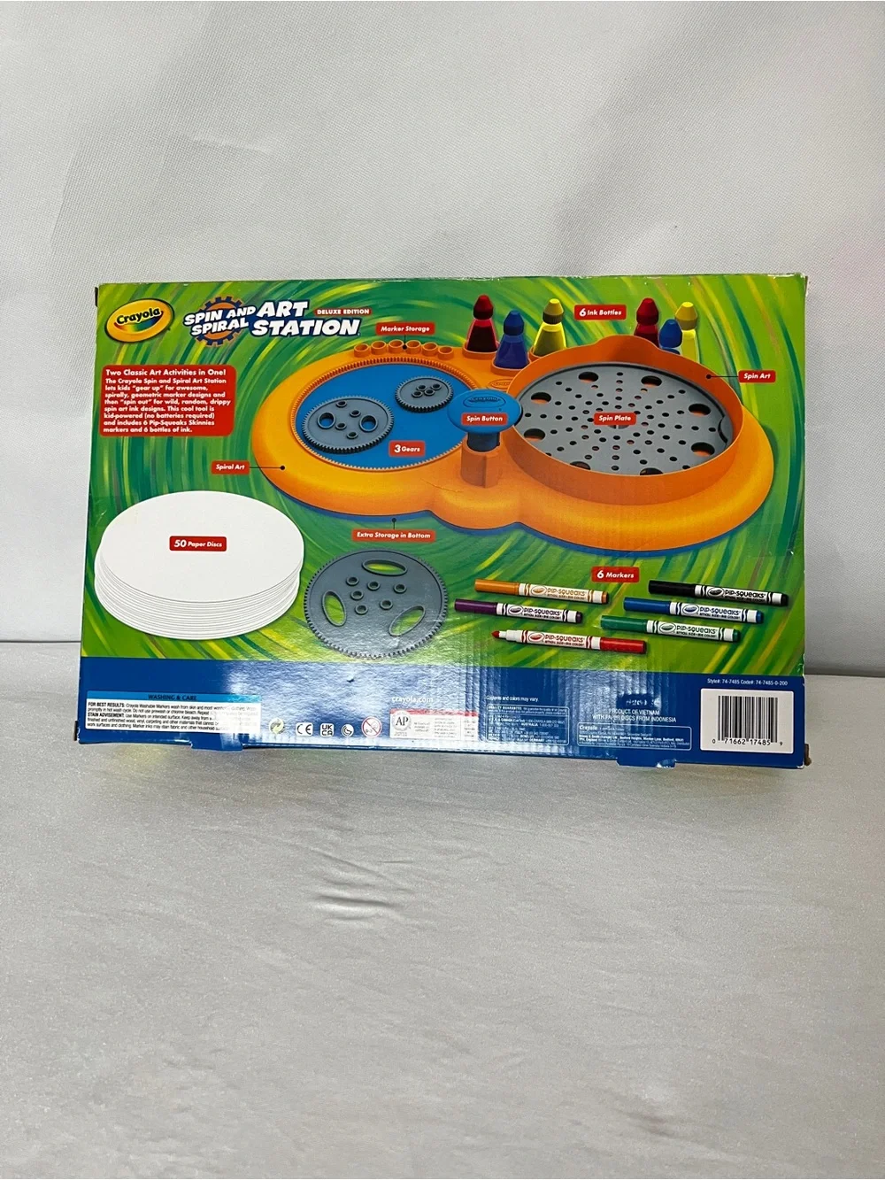 Crayola Spin & Spiral Art Station Deluxe, DIY Crafts, Toys for Boys & Girls 6+